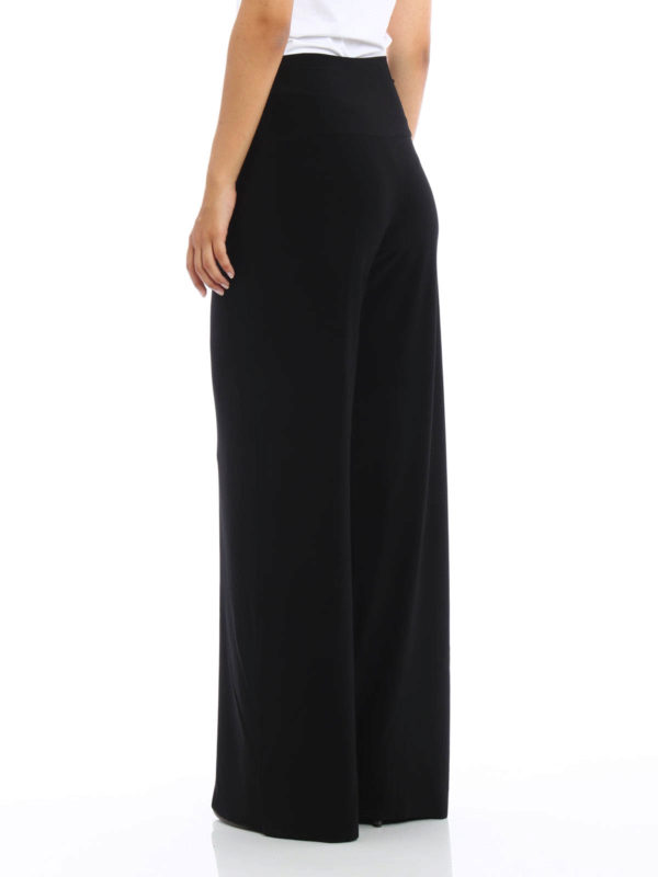 The Best Shops Norma Kamali: Pantalones casual - Pantalón De Traje Negro Para Mujer